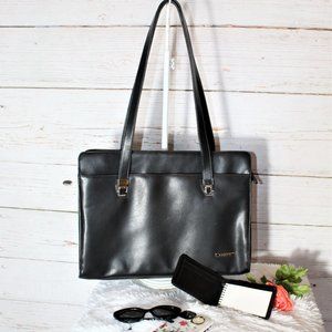 Rosetti Faux Leather Business Satchel Bag
